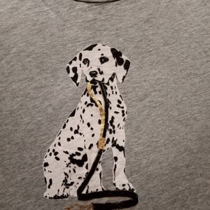 J. Crew Collector Tees T Shirt Dalmatian Dog L